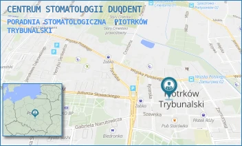 PORADNIA STOMATOLOGICZNA - CENTRUM STOMATOLOGII DUODENT - UL. RWAŃSKA 5,  PIOTRKÓW TRYBUNALSKI