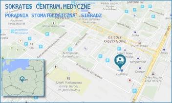 PORADNIA STOMATOLOGICZNA - SOKRATES CENTRUM MEDYCZNE - UL. WINCENTEGO WNUKA 10/S1-S2,  SIERADZ