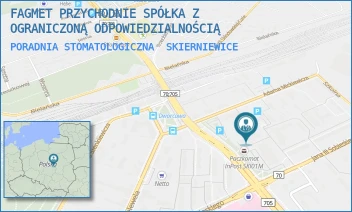 PORADNIA STOMATOLOGICZNA - FAGMET PRZYCHODNIE SPÓŁKA Z OGRANICZONĄ ODPOWIEDZIALNOŚCIĄ - UL. JANA III SOBIESKIEGO 29,  SKIERNIEWICE