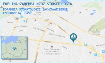 PORADNIA STOMATOLOGII ZACHOWAWCZEJ Z ENDODONCJĄ - EWELINA ZAREMBA NZOZ STOMATOLOGIA - UL. WARSZAWSKA 10,  ŁASK