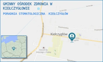 PORADNIA STOMATOLOGICZNA - GMINNY OŚRODEK ZDROWIA W KIEŁCZYGŁOWIE - UL. TYSIĄCLECIA 18,  KIEŁCZYGŁÓW