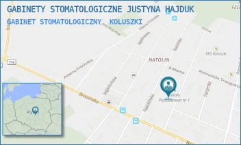 GABINET STOMATOLOGICZNY - GABINETY STOMATOLOGICZNE JUSTYNA HAJDUK - UL. UL. ZAGAJNIKOWA 12,  KOLUSZKI