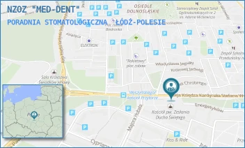 PORADNIA STOMATOLOGICZNA - NZOZ "MED-DENT" - AL. KS. KARD. STEFANA WYSZYŃSKIEGO 5/22,  ŁÓDŹ-POLESIE