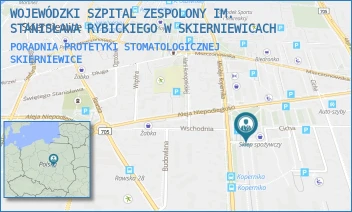 PORADNIA PROTETYKI STOMATOLOGICZNEJ - WOJEWÓDZKI SZPITAL ZESPOLONY IM. STANISŁAWA RYBICKIEGO W SKIERNIEWICACH - UL. MIKOŁAJA KOPERNIKA 5,  SKIERNIEWICE