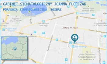 PORADNIA STOMATOLOGICZNA - GABINET STOMATOLOGICZNY JOANNA FLORCZAK - UL. PLAC KILIŃSKIEGO 14/3,  ZGIERZ