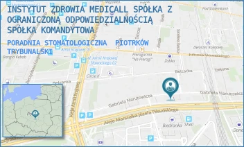 PORADNIA STOMATOLOGICZNA - INSTYTUT ZDROWIA MEDICALL SPÓŁKA Z OGRANICZONĄ ODPOWIEDZIALNOŚCIĄ SPÓŁKA KOMANDYTOWA - UL. GABRIELA NARUTOWICZA 62,  PIOTRKÓW TRYBUNALSKI