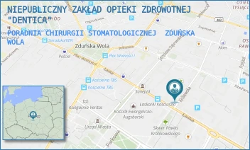 PORADNIA CHIRURGII STOMATOLOGICZNEJ - NIEPUBLICZNY ZAKŁAD OPIEKI ZDROWOTNEJ "DENTICA" - UL. KRÓLEWSKA 1,  ZDUŃSKA WOLA