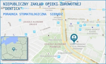 PORADNIA STOMATOLOGICZNA - NIEPUBLICZNY ZAKŁAD OPIEKI ZDROWOTNEJ "DENTICA" - UL. ALEJA GRUNWALDZKA 10,  SIERADZ