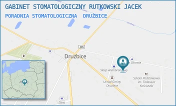 PORADNIA STOMATOLOGICZNA - GABINET STOMATOLOGICZNY RUTKOWSKI JACEK - DRUŻBICE 20B,  DRUŻBICE
