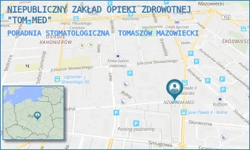 PORADNIA STOMATOLOGICZNA - NIEPUBLICZNY ZAKŁAD OPIEKI ZDROWOTNEJ "TOM-MED" - UL. JANA PAWŁA II 6,  TOMASZÓW MAZOWIECKI