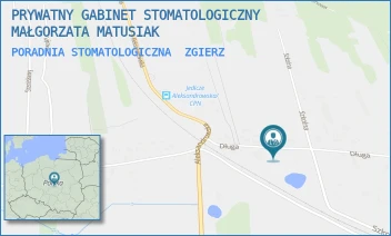 PORADNIA STOMATOLOGICZNA - PRYWATNY GABINET STOMATOLOGICZNY MAŁGORZATA MATUSIAK - UL. DŁUGA 44/46/7,  ZGIERZ