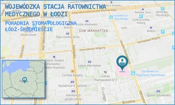 PORADNIA STOMATOLOGICZNA - WOJEWÓDZKA STACJA RATOWNICTWA MEDYCZNEGO W ŁODZI - UL. SIENKIEWICZA 137/141,  ŁÓDŹ-ŚRÓDMIEŚCIE