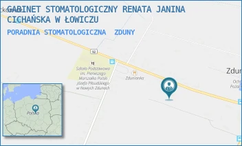 PORADNIA STOMATOLOGICZNA - GABINET STOMATOLOGICZNY RENATA JANINA CICHAŃSKA W ŁOWICZU - UL. ZDUNY 34,  ZDUNY
