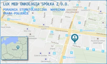 PORADNIA STOMATOLOGICZNA - LUX MED ONKOLOGIA SPÓŁKA Z O.O. - GEN. AUGUSTA EMILA FIELDORFA "NILA" 40,  WARSZAWA PRAGA-POŁUDNIE