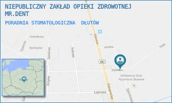 PORADNIA STOMATOLOGICZNA - NIEPUBLICZNY ZAKŁAD OPIEKI ZDROWOTNEJ MR.DENT - UL. POLNA 4,  DŁUTÓW