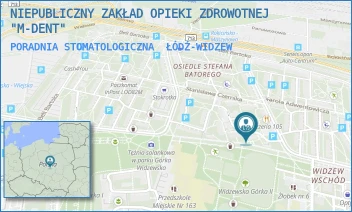 PORADNIA STOMATOLOGICZNA - NIEPUBLICZNY ZAKŁAD OPIEKI ZDROWOTNEJ "M-DENT" - UL. TANSMANA 2,  ŁÓDŹ-WIDZEW