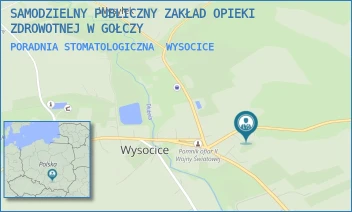 PORADNIA STOMATOLOGICZNA - SAMODZIELNY PUBLICZNY ZAKŁAD OPIEKI ZDROWOTNEJ W GOŁCZY - UL. WYSOCICE 36,  WYSOCICE