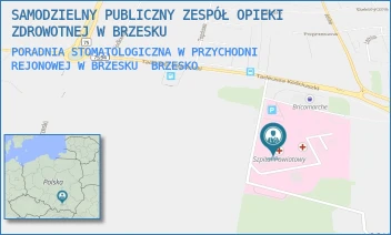 PORADNIA STOMATOLOGICZNA W PRZYCHODNI REJONOWEJ W BRZESKU - SAMODZIELNY PUBLICZNY ZESPÓŁ OPIEKI ZDROWOTNEJ W BRZESKU - UL. TADEUSZA KOŚCIUSZKI 68,  BRZESKO