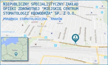 PORADNIA STOMATOLOGICZNA - NIEPUBLICZNY SPECJALISTYCZNY ZAKŁAD OPIEKI ZDROWOTNEJ "MIEJSKIE CENTRUM STOMATOLOGII KROWODRZA" SP. Z O.O. - UL. NAŁKOWSKIEGO 1,  KRAKÓW