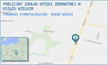 PORADNIA STOMATOLOGICZNA - PUBLICZNY ZAKŁAD OPIEKI ZDROWOTNEJ W KSIĄŻU WIELKIM - UL. WARSZAWSKA 17A,  KSIĄŻ WIELKI