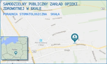 PORADNIA STOMATOLOGICZNA - SAMODZIELNY PUBLICZNY ZAKŁAD OPIEKI ZDROWOTNEJ W SKALE - UL. SŁOMNICKA 69,  SKAŁA