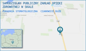 PORADNIA STOMATOLOGICZNA - SAMODZIELNY PUBLICZNY ZAKŁAD OPIEKI ZDROWOTNEJ W SKALE - UL. KRAKOWSKA 250,  CIANOWICE DUŻE