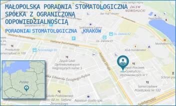PORADNIA STOMATOLOGICZNA - MAŁOPOLSKA PORADNIA STOMATOLOGICZNA SPÓŁKA Z OGRANICZONĄ ODPOWIEDZIALNOŚCIĄ - UL. OS.SZKOLNE 9,  KRAKÓW