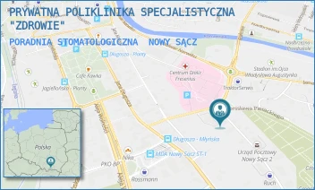 PORADNIA STOMATOLOGICZNA - PRYWATNA POLIKLINIKA SPECJALISTYCZNA "ZDROWIE" - UL. ŚNIADECKICH 4,  NOWY SĄCZ