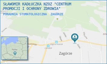 PORADNIA STOMATOLOGICZNA - SŁAWOMIR KADŁUCZKA NZOZ "CENTRUM PROMOCJI I OCHRONY ZDROWIA" - UL. MARSZ. JÓZEFA PIŁSUDSKIEGO 226,  ZAGÓRZE