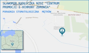 PORADNIA STOMATOLOGICZNA - SŁAWOMIR KADŁUCZKA NZOZ "CENTRUM PROMOCJI I OCHRONY ZDROWIA" - UL. ŚW. FLORIANA 15,  MĘTKÓW