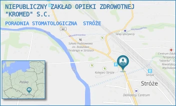 PORADNIA STOMATOLOGICZNA - NIEPUBLICZNY ZAKŁAD OPIEKI ZDROWOTNEJ "KROMED" S.C. - UL. STRÓŻE 270,  STRÓŻE