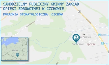 PORADNIA STOMATOLOGICZNA - SAMODZIELNY PUBLICZNY GMINNY ZAKŁAD OPIEKI ZDROWOTNEJ W CZCHOWIE - UL. SĄDECKA 183,  CZCHÓW