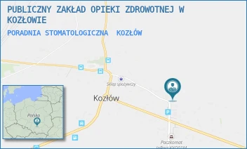 PORADNIA STOMATOLOGICZNA - PUBLICZNY ZAKŁAD OPIEKI ZDROWOTNEJ W KOZŁOWIE - KOZŁÓW 63A,  KOZŁÓW