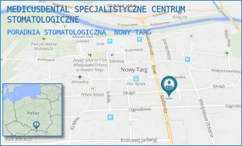 PORADNIA STOMATOLOGICZNA - MEDICUSDENTAL SPECJALISTYCZNE CENTRUM STOMATOLOGICZNE - UL. DŁUGA 100,  NOWY TARG