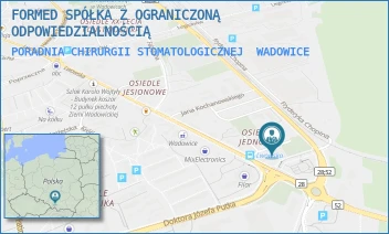 PORADNIA CHIRURGII STOMATOLOGICZNEJ - FORMED SPÓŁKA Z OGRANICZONĄ ODPOWIEDZIALNOŚCIĄ - UL. LWOWSKA 93,  WADOWICE