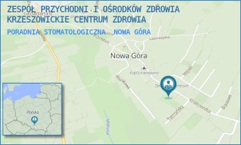 PORADNIA STOMATOLOGICZNA - ZESPÓŁ PRZYCHODNI I OŚRODKÓW ZDROWIA-KRZESZOWICKIE CENTRUM ZDROWIA - UL. NOWA GÓRA 425,  NOWA GÓRA
