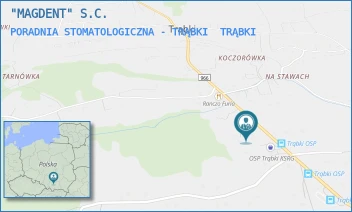 PORADNIA STOMATOLOGICZNA - TRĄBKI - "MAGDENT" S.C. - TRĄBKI 430,  TRĄBKI
