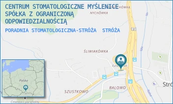 PORADNIA STOMATOLOGICZNA-STRÓŻA - CENTRUM STOMATOLOGICZNE MYŚLENICE SPÓŁKA Z OGRANICZONĄ ODPOWIEDZIALNOŚCIĄ - STRÓŻA 630,  STRÓŻA