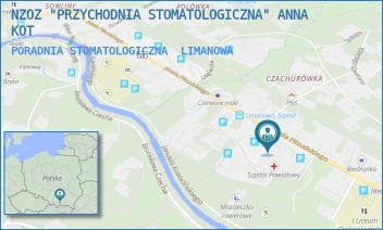 PORADNIA STOMATOLOGICZNA - NZOZ "PRZYCHODNIA STOMATOLOGICZNA" ANNA KOT - UL. JÓZEFA PIŁSUDSKIEGO 61,  LIMANOWA