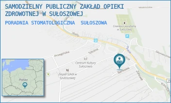 PORADNIA STOMATOLOGICZNA - SAMODZIELNY PUBLICZNY ZAKŁAD OPIEKI ZDROWOTNEJ W SUŁOSZOWEJ - UL. BANKOWA 6,  SUŁOSZOWA