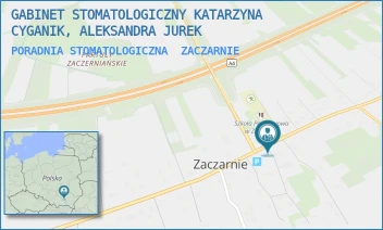 PORADNIA STOMATOLOGICZNA - GABINET STOMATOLOGICZNY KATARZYNA CYGANIK, ALEKSANDRA JUREK - UL. ZACZARNIE 153B,  ZACZARNIE