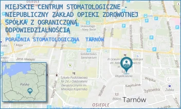 PORADNIA STOMATOLOGICZNA - MIEJSKIE CENTRUM STOMATOLOGICZNE - NIEPUBLICZNY ZAKŁAD OPIEKI ZDROWOTNEJ SPÓŁKA Z OGRANICZONĄ ODPOWIEDZIALNOŚCIĄ - UL. WAŁOWA 22,  TARNÓW