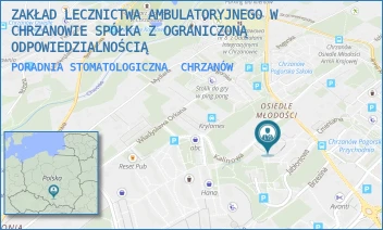 PORADNIA STOMATOLOGICZNA - ZAKŁAD LECZNICTWA AMBULATORYJNEGO W CHRZANOWIE SPÓŁKA Z OGRANICZONĄ ODPOWIEDZIALNOŚCIĄ - UL. KALINOWA 7,  CHRZANÓW