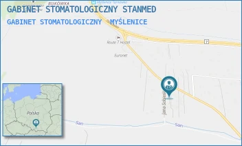 GABINET STOMATOLOGICZNY - GABINET STOMATOLOGICZNY STANMED - UL. JANA SOBIESKIEGO 13D/3,  MYŚLENICE