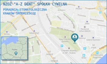 PORADNIA STOMATOLOGICZNA - NZOZ "A-Z DENT" SPÓŁKA CYWILNA - UL. AL. DASZYŃSKIEGO 11/2,  KRAKÓW-ŚRÓDMIEŚCIE