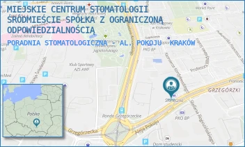 PORADNIA STOMATOLOGICZNA - AL. POKOJU - MIEJSKIE CENTRUM STOMATOLOGII ŚRÓDMIEŚCIE SPÓŁKA Z OGRANICZONĄ ODPOWIEDZIALNOŚCIĄ - UL. ALEJA POKOJU 4,  KRAKÓW