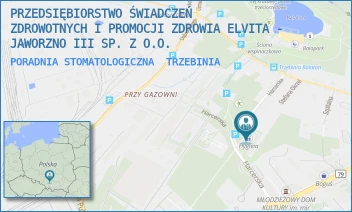 PORADNIA STOMATOLOGICZNA - PRZEDSIĘBIORSTWO ŚWIADCZEŃ ZDROWOTNYCH I PROMOCJI ZDROWIA ELVITA - JAWORZNO III SP. Z O.O. - UL. HARCERSKA 13,  TRZEBINIA