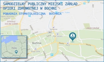 PORADNIA STOMATOLOGICZNA - SAMODZIELNY PUBLICZNY MIEJSKI ZAKŁAD OPIEKI ZDROWOTNEJ W BOCHNI - UL. FLORIS 16,  BOCHNIA