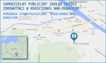 PORADNIA STOMATOLOGICZNA - SAMODZIELNY PUBLICZNY ZAKŁAD OPIEKI ZDROWOTNEJ W KROŚCIENKU NAD DUNAJCEM - UL. ESPERANTO 2,  KROŚCIENKO NAD DUNAJCEM