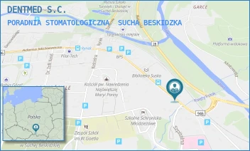 PORADNIA STOMATOLOGICZNA - DENTMED S.C. - UL. JÓZEFA PIŁSUDSKIEGO 45,  SUCHA BESKIDZKA